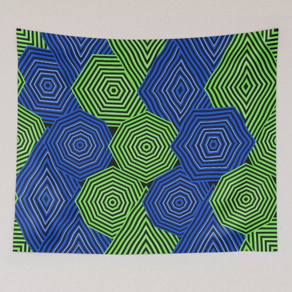 Item preview, Colorful Retro ArtNouveau Pattern  designed and sold by Codingart9.