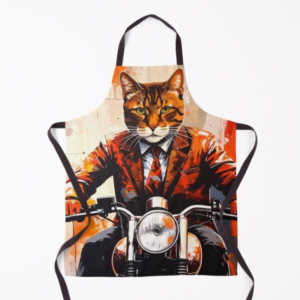 Item preview, Funny Graffiti cat on a motorcycle designed and sold by Boxing Kangaroo Retail Company.