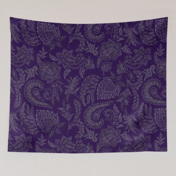 Item preview, Velvet Bloom-mysterious Indigo-purple-velvety Violet designed and sold by Fabricatemyart.