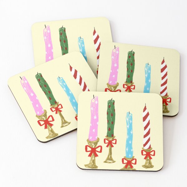 Item preview, Bow Candle Christmas Holiday Card designed and sold by realedesigns.