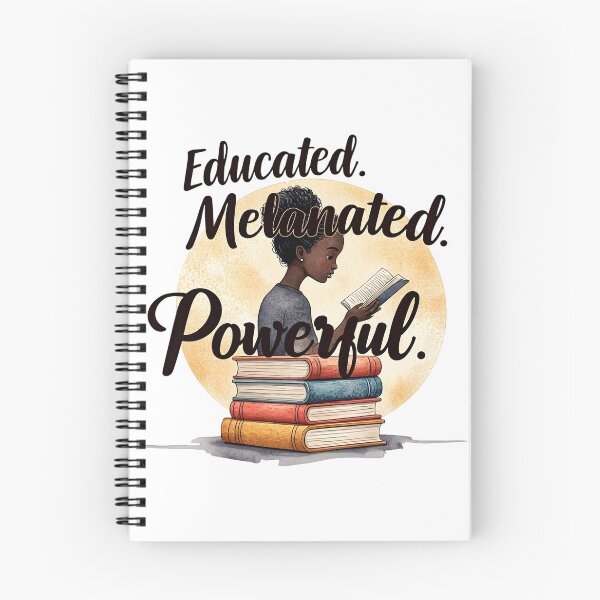 Item preview, Melanin Powered by Books – Empowering Reading Art designed and sold by KivaroArt.