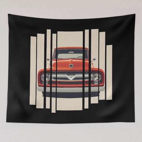 Item preview, For F100 Pickup Truck, 1956 vintage, retro, bold and iconic F100 9 designed and sold by Neon G.