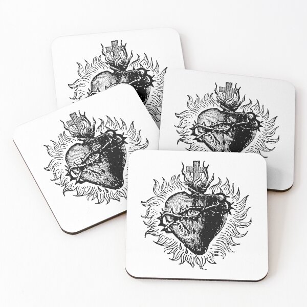 Item preview, Sacred Heart on Fire designed and sold by The Common Tee.