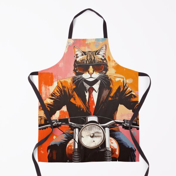 Item preview, Funny Graffiti cat on a motorcycle designed and sold by Boxing Kangaroo Retail Company.