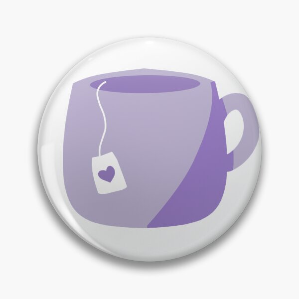 Artikelvorschau, Gemütliche lila Teetasse mit Herz entworfen und verkauft von Bliss Studio.