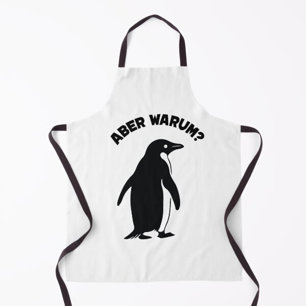 Item preview, Aber warum? Pinguin auf dem Weg zum Berg designed and sold by Felinefinesse.