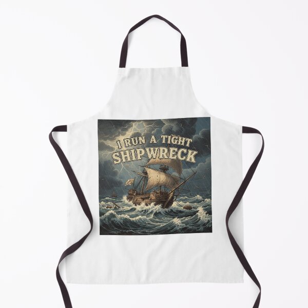 Item preview, Funny I Run a Tight Shipwreck Homeschool Mama Dark Humor designed and sold by AnimaThread.