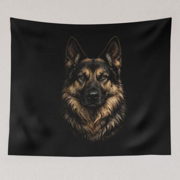 Item preview, German Shepherd Dog Portrait designed and sold by PrintHorizonD.