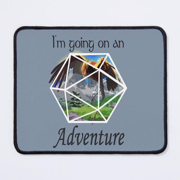 Item preview, I'm Going on an Adventure Black Text Phoenix designed and sold by Ivorycrow.