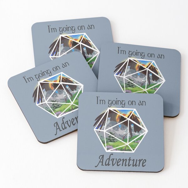 Item preview, I'm Going on an Adventure Black Text Phoenix designed and sold by Ivorycrow.
