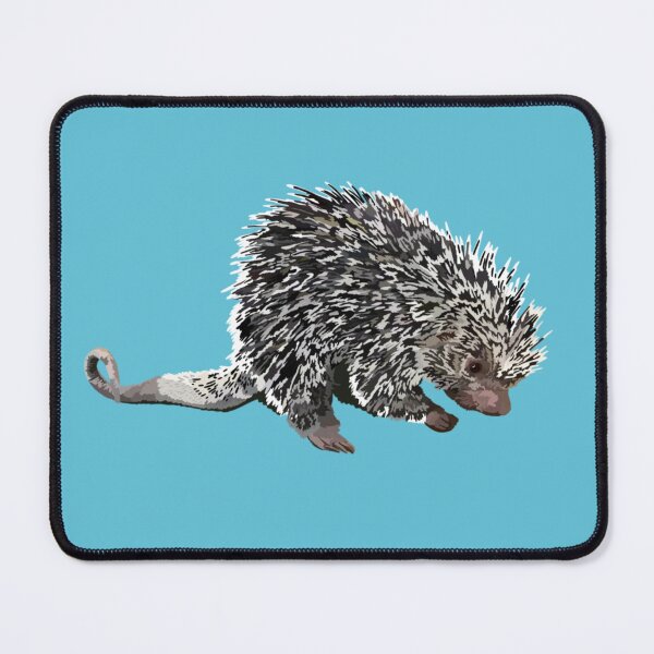 Item preview, P is for Prehensile Tailed Porcupine,Prehensile-Tailed Porcupine Artwork – Unique Rodent Illustration and Wildlife Design designed and sold by PrettylittlepastelUk.