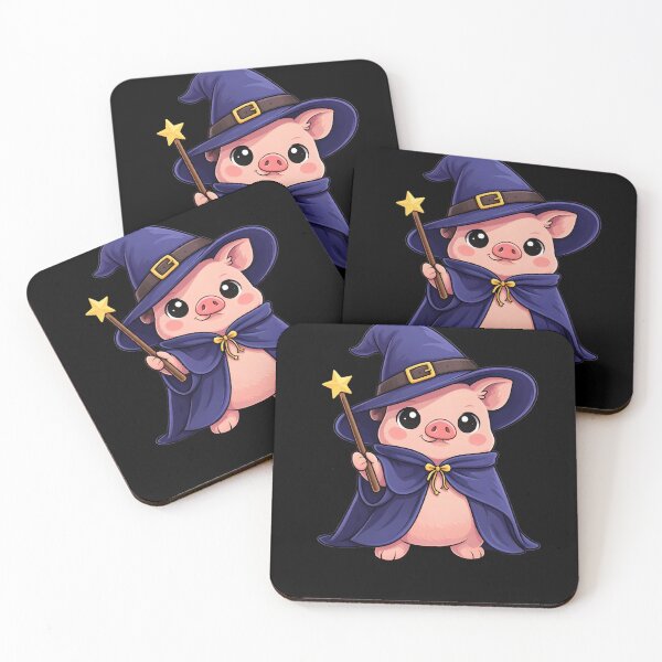Item preview, Cute Pig Wizard designed and sold by ChrisCandle.