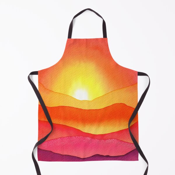 Item preview, Vivid Desert Sunset Watercolor Landscape designed and sold by KelseyLovelle.