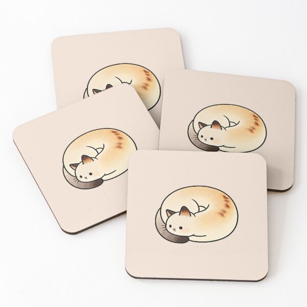 Item preview, kitten bagel designed and sold by SoftMintStudio.