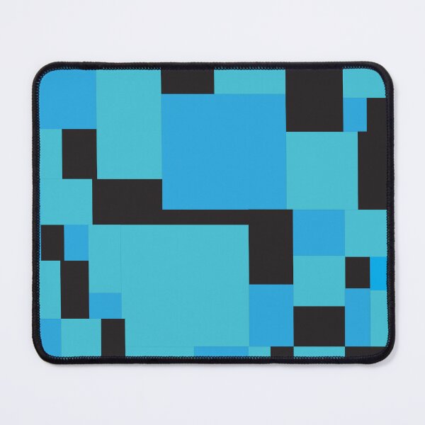Item preview, Blues And Black Abstract Geometric Design  designed and sold by Christina Katson.