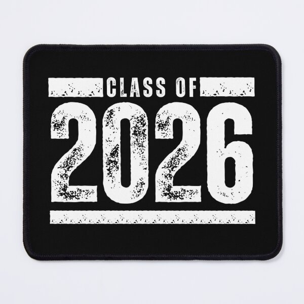 Item preview, Class of 2026 – Bold Graduation Design with Distressed Vintage Style for Seniors and Grads White Bars & Font designed and sold by GFamilyC.