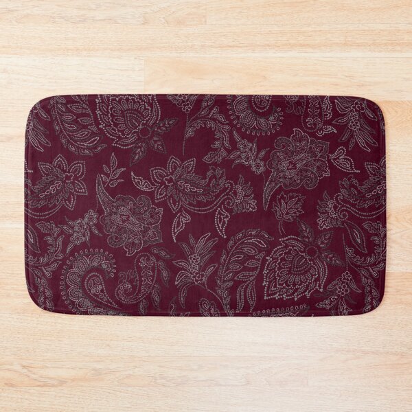 Item preview, Velvet Bloom-dark Wine-vintage Burgundy designed and sold by Fabricatemyart.