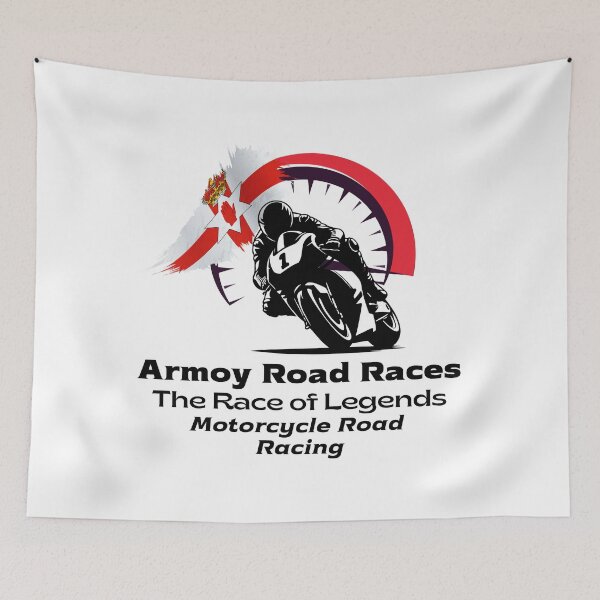 Item preview, Armoy Motorcycle Road Races - The Race of Legends. designed and sold by MPC-Mince-Pies.