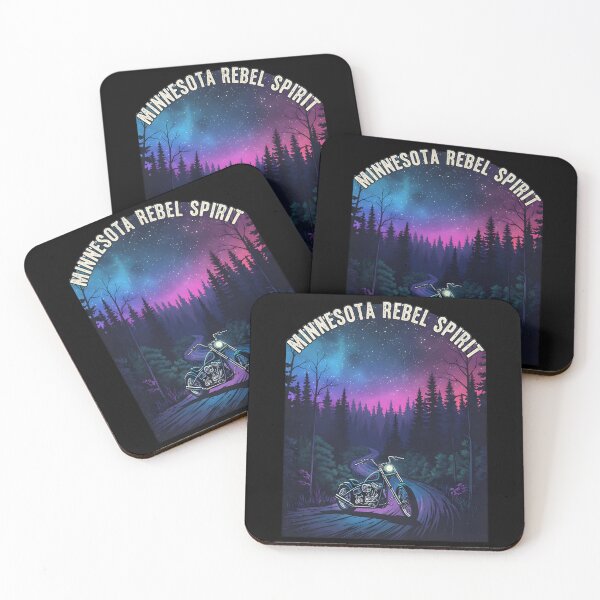 Item preview, Minnesota Rebel Spirit Motorcycle Art designed and sold by Uglyandcute.