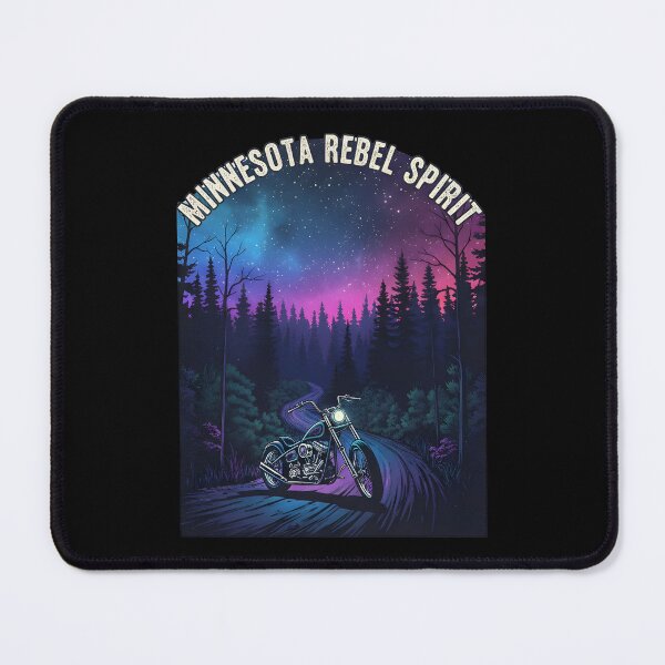 Item preview, Minnesota Rebel Spirit Motorcycle Art designed and sold by Uglyandcute.