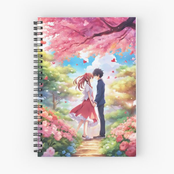 Item preview, Romantic anime scene designed and sold by ArtsJulian.