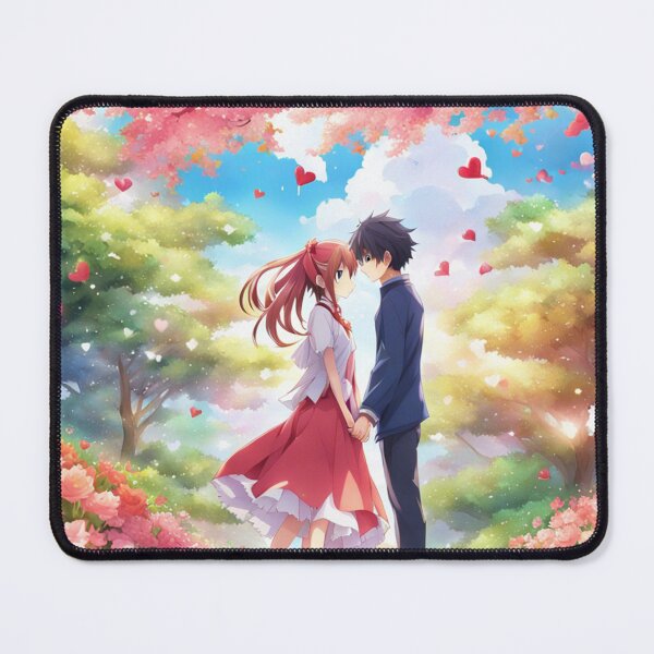 Item preview, Romantic anime scene designed and sold by ArtsJulian.