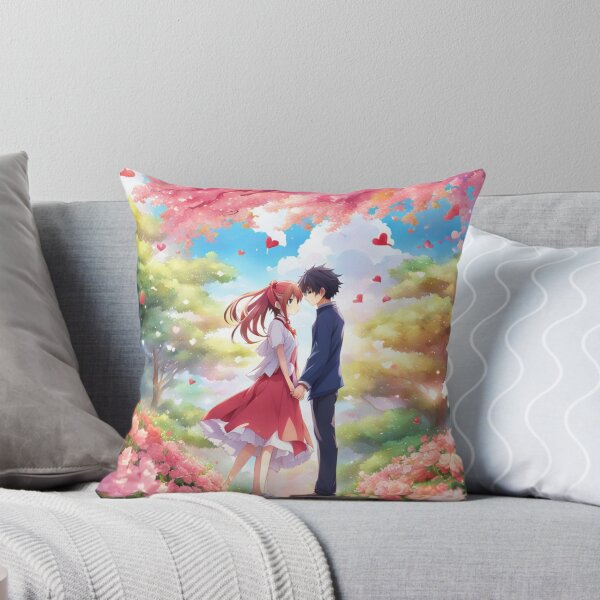 Item preview, Romantic anime scene designed and sold by ArtsJulian.