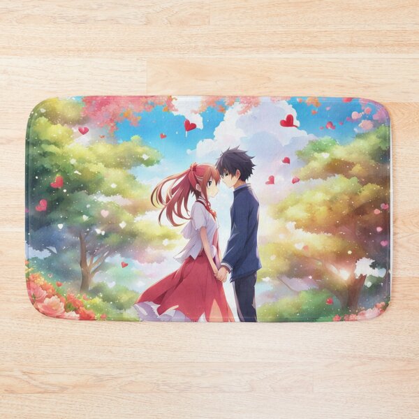 Item preview, Romantic anime scene designed and sold by ArtsJulian.