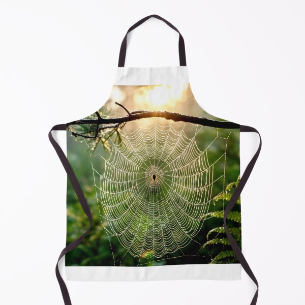 Item preview, Intricate Spider Web with Morning Dew in Forest designed and sold by Fatomfatom.