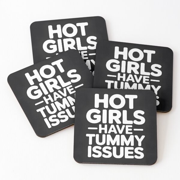 Item preview, Hot Girls Have Tummy Issues designed and sold by Viktorio Art Shop.