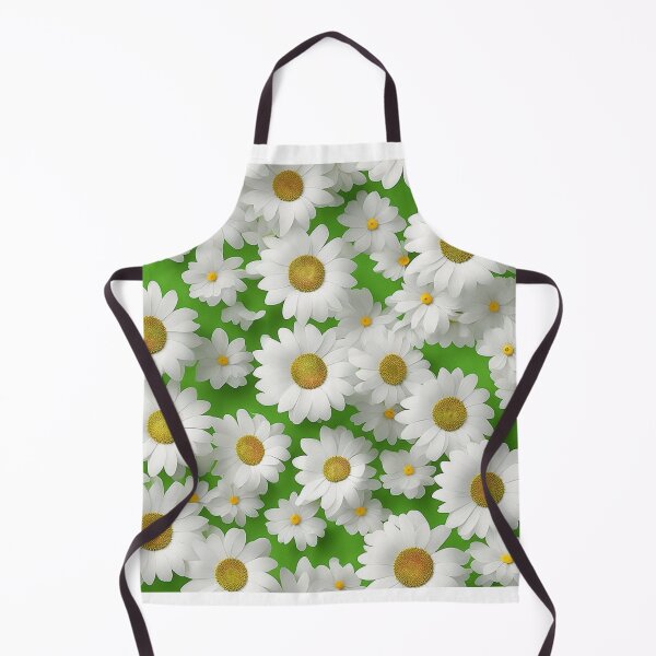 Item preview, Retro daisy white floral pattern designed and sold by hollycooper.