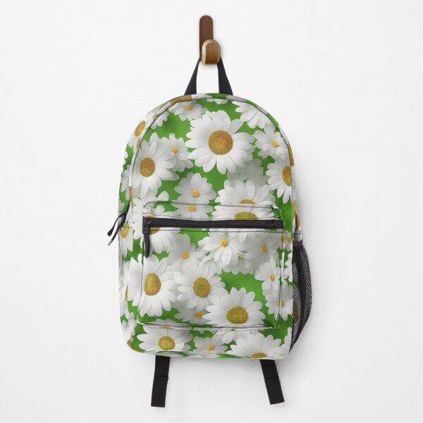 Item preview, Retro daisy white floral pattern  designed and sold by hollycooper.