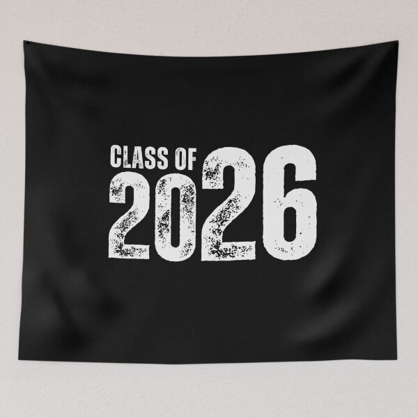 Item preview, Class of 2026 – Bold Graduation Design with Distressed Style for Seniors and Grads White Font designed and sold by GFamilyC.