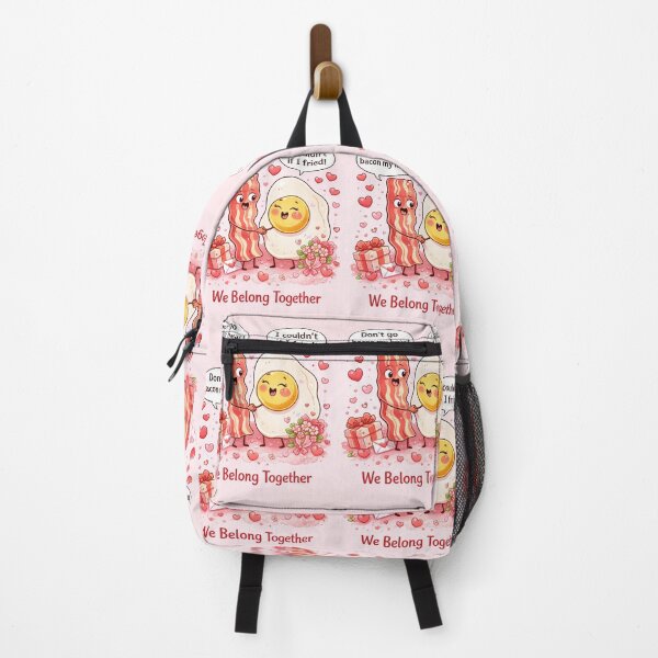 Item preview, Funny Bacon and Egg Valentine – We Belong Together Cute Food Pun designed and sold by Antonia2412.