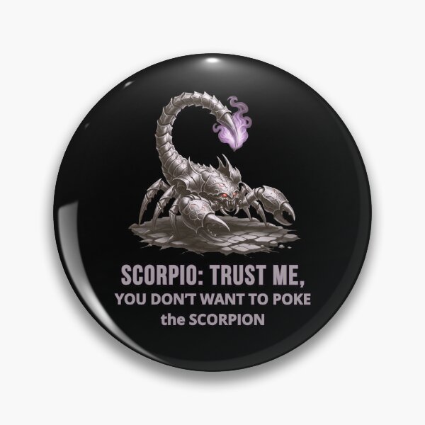 Item preview, Scorpio: Don't Poke The Scorpion | Dark Zodiac Knight designed and sold by Anyshca.
