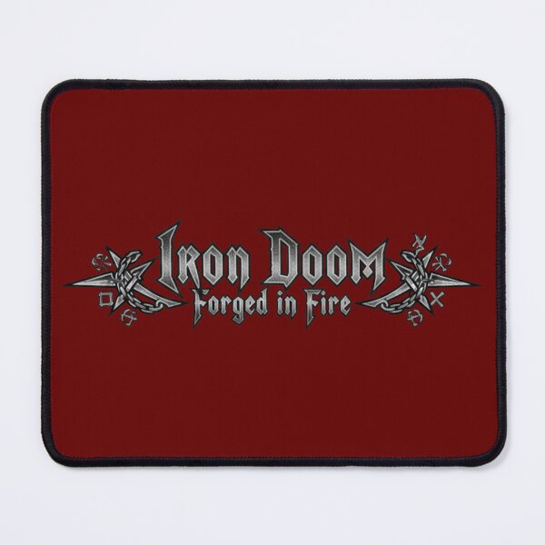 Item preview, Iron Doom logo with Gothic Typography designed and sold by HoriArc.