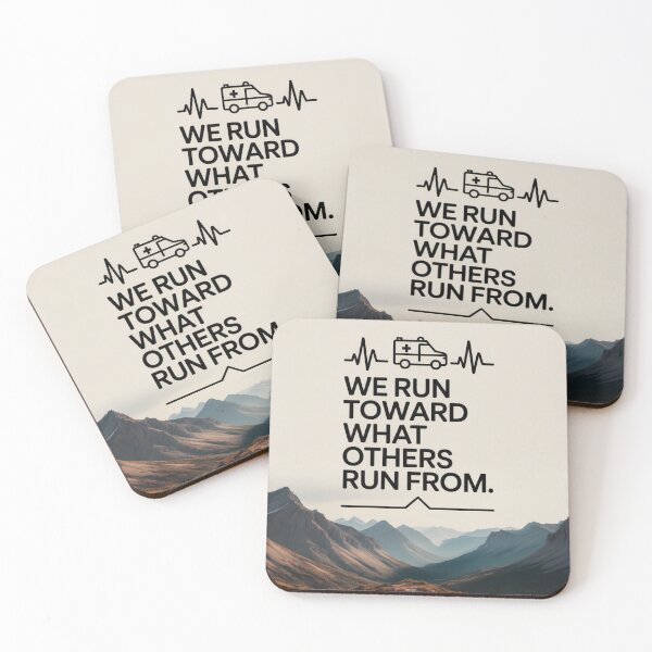 Item preview, We Run Towards What Others Run From First Responder Mountain Design designed and sold by FreeFromDefault.