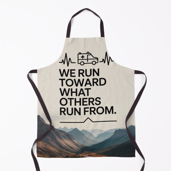 Item preview, We Run Towards What Others Run From First Responder Mountain Design designed and sold by FreeFromDefault.