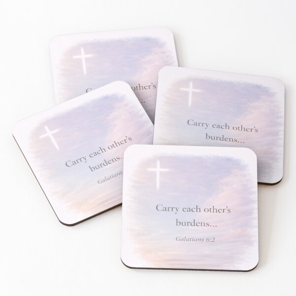 Item preview, Carry each other's burdens, Galatians 6:2 designed and sold by DawnsStarDesign.