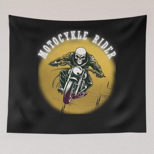Item preview, Ride or Die – Outlaw Skeleton Biker  designed and sold by Aquarius-club.