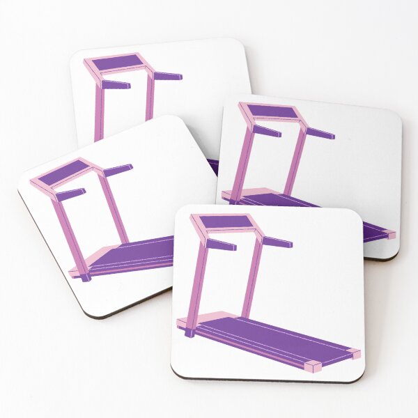 Item preview, Modern Purple Treadmill Fitness Illustration designed and sold by Bliss Studio.