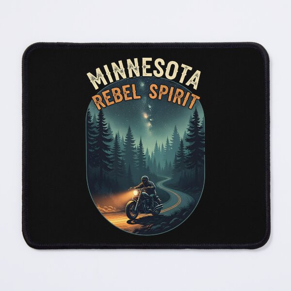 Item preview, Minnesota Rebel Spirit Motorcycle Art designed and sold by Uglyandcute.