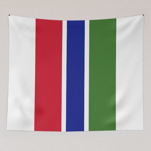 Item preview, Vertical Gambia Flag Design designed and sold by NTGUILTY.