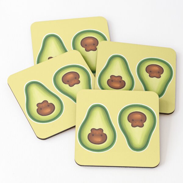 Item preview, avocado seals designed and sold by petselkie.