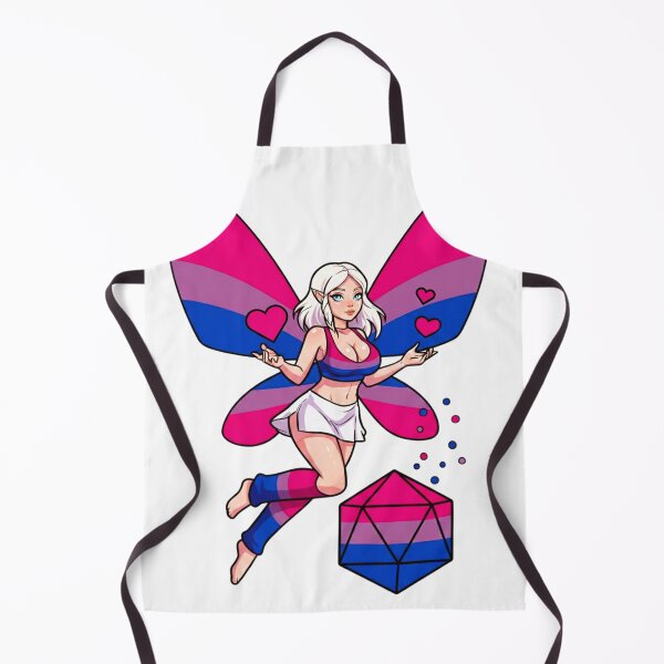 Item preview, D20 Gamer: Bisexual Pride Fairy designed and sold by SkinnyFlatWhite.
