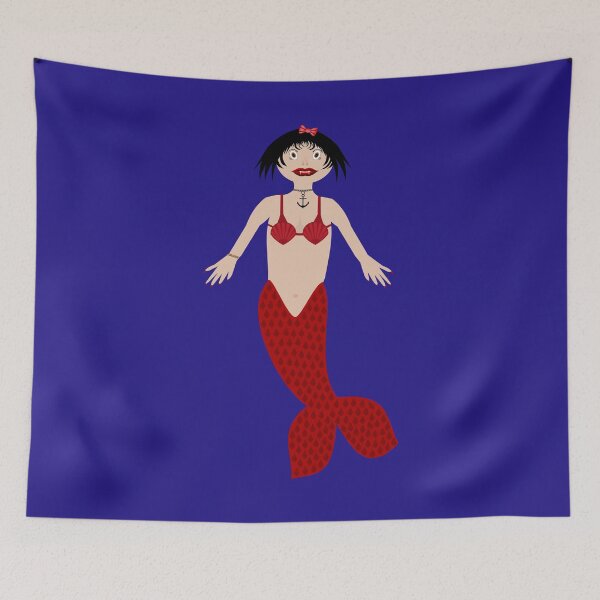 Item preview, Gothic Vampire Mermaid Fantasy Art designed and sold by naturegallery.