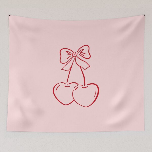 Item preview, Valentine Cherries Bow designed and sold by Belen Paredes.