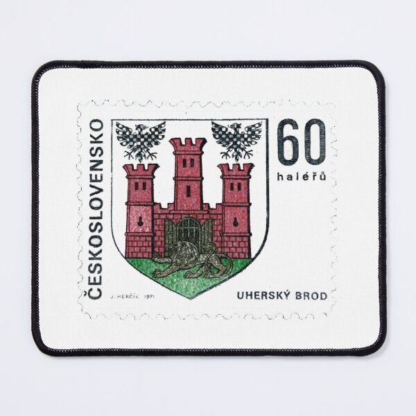 Item preview, Czech Republic Red Castle Uhersky Brod Vintage Postage Stamp designed and sold by red-amber65.