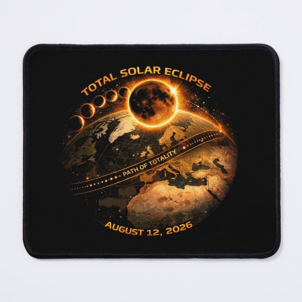 Item preview, Total Solar Eclipse 2026-Path of Totality designed and sold by artcolory.