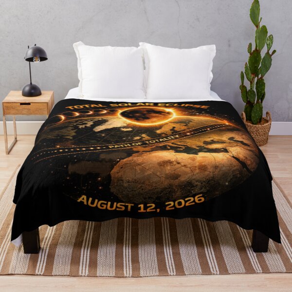 Item preview, Total Solar Eclipse 2026-Path of Totality designed and sold by artcolory.